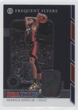 2019-20 Panini NBA Hoops Premium Stock Frequent Flyers Derrick Jones Jr #11 0qr0