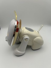 Hasbro iDog Amp'd Interactive Music Robot Toy White Lights Speaker 2007 Tested 