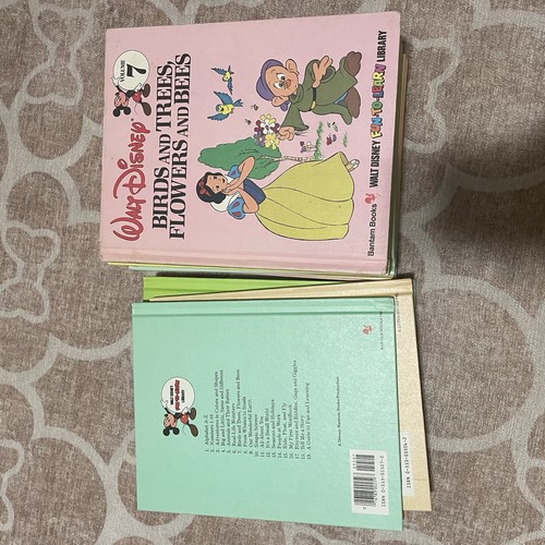 Walt Disney Fun To Learn Library 1983 Complete Set 1-19 Hardbacks Mickey Mouse - Picture 8 of 23
