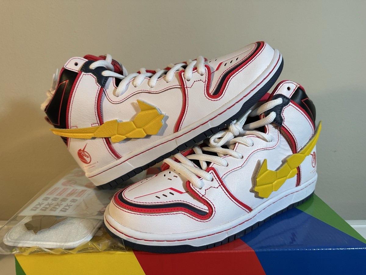 Size Nike Gundam x Dunk SB High Project Unicorn RX-0