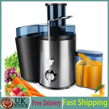 Juicer Machine 2-Speed Centrifugal 500ML Fruit Vegetable Citrus UK Stock