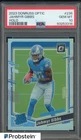 2023 Donruss Football Optic Holo Prizm #236 Jahmyr Gibbs Lions RC Rookie PSA 10