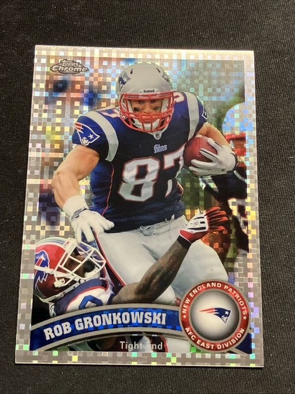 2011 Topps Chrome - Rob Gronkowski #132 X-Fractor Patriots