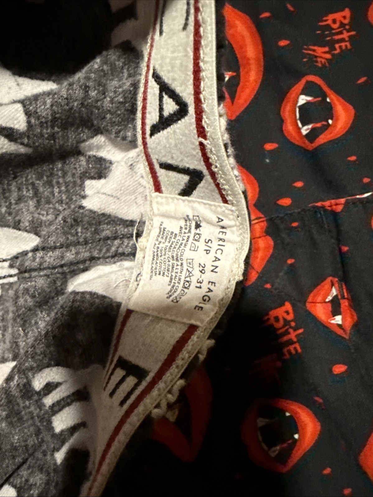 american eagle small designed boxes shorts - image 5