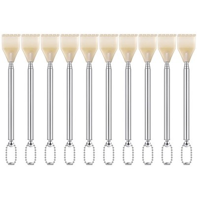 10 Pack Stainless Steel Telescopic Back Scratchers - Extendable 16.5 to 42cm,...
