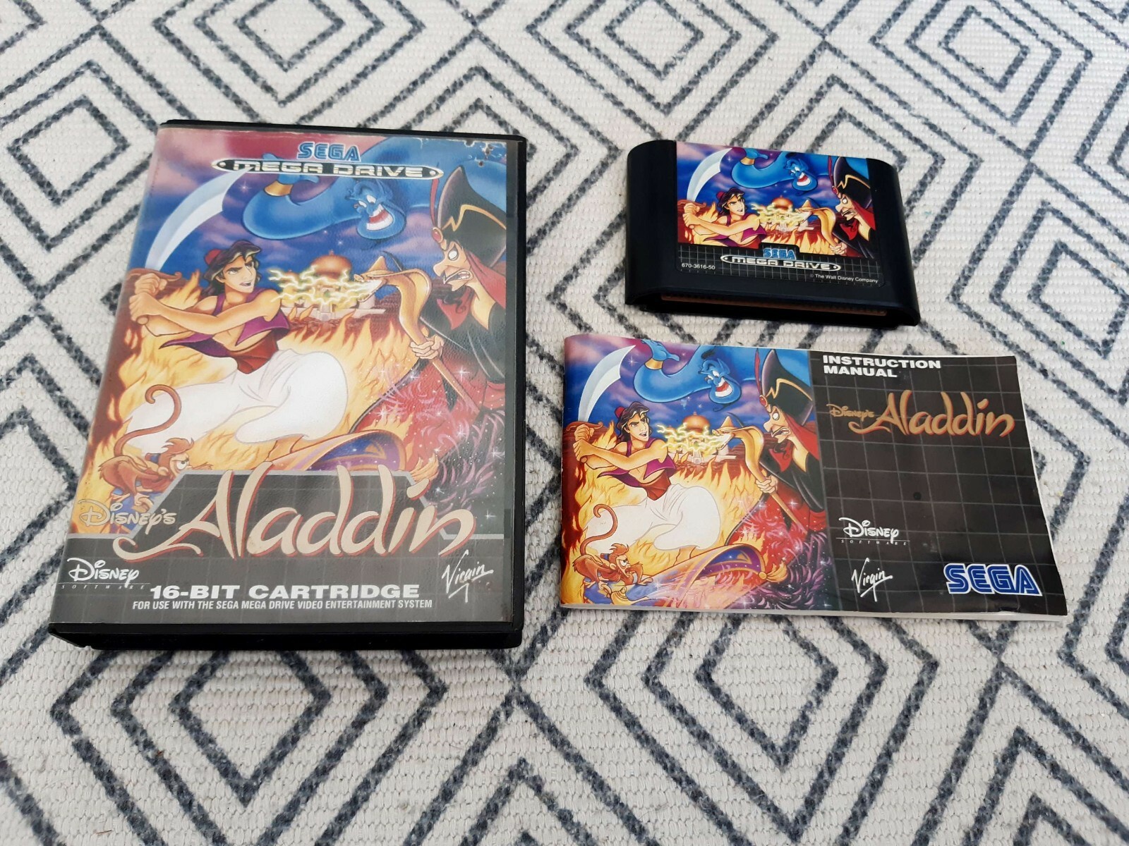 MEGADRIVE - Disney's Aladdin - EUR - Original SEGA PROMO
