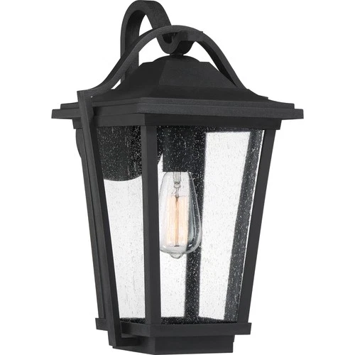 Quoizel DRS8411 Darius 1 Light 18" Tall Outdoor Wall Sconce - Black - Picture 1 of 4