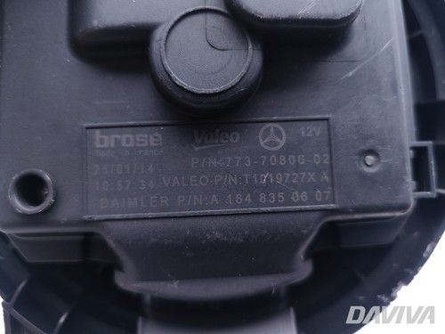 Mercedes-Benz M-Class Interior Heater Blower Motor ML 280 CDI 4-Matic Diesel - Picture 7 of 11
