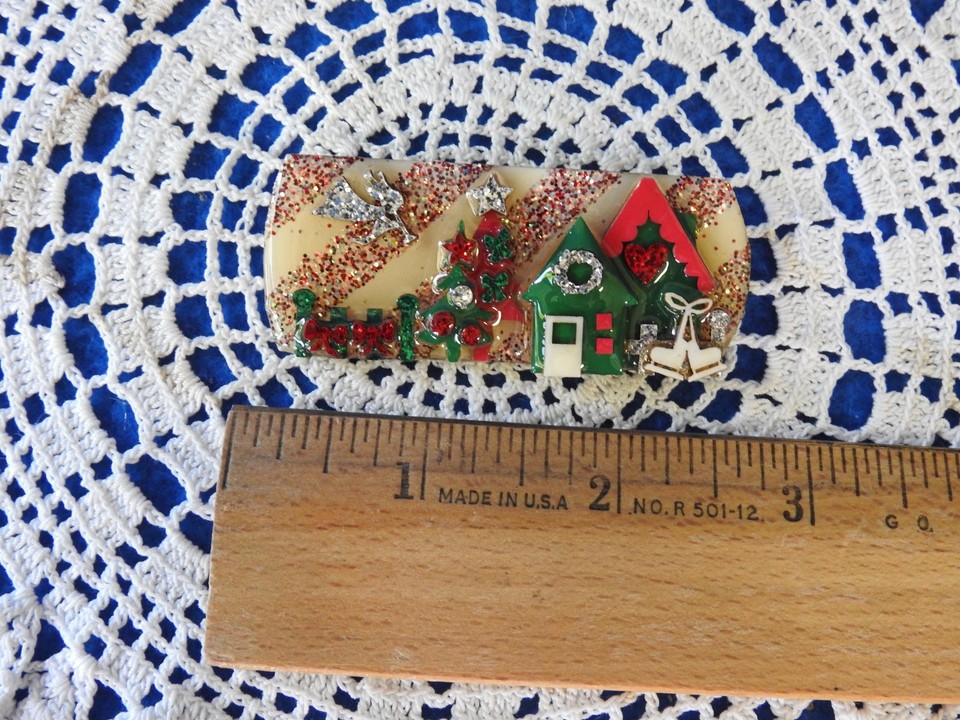 Tree Map Pin Christmas House Pin Lucinda Christmas Trees Angel Rhinestones Ice ...