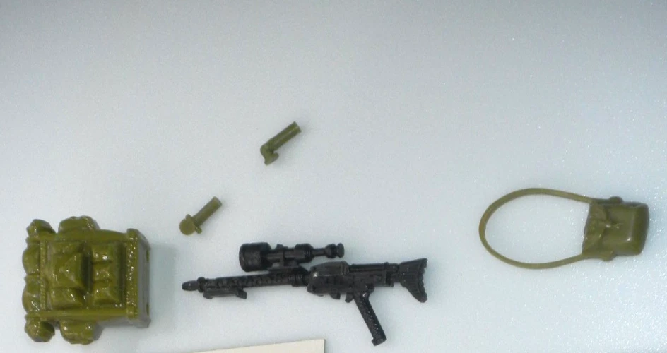 Boneco e cartão Tunnel Rat v1 1987 vintage G.I. Lote GI Joe 3.75 ARAH 100% completo - Imagem 2 de 4