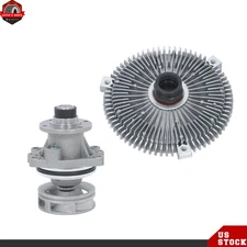 For BMW E34 E36 E39 E46 E53 X5 323i 325i Engine Cooling Fan Clutch + Water Pump