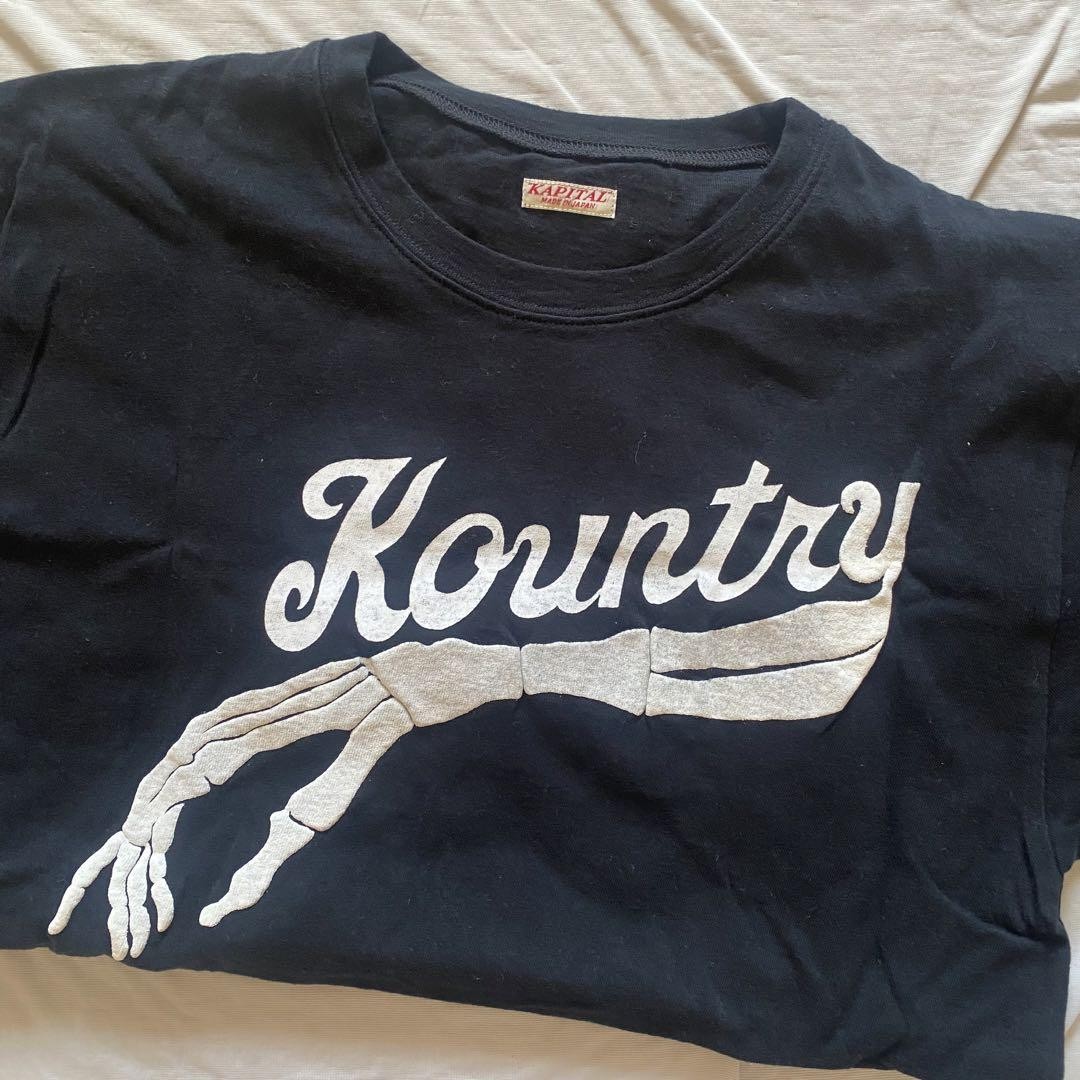 新品kapital kountry bone Tshirt キャピタルtシャツ Kapital Bone Graphic T-Shirt Skeleton Men's Medium Kountry