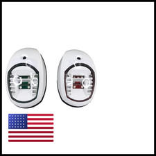 Pactrade Marine Boat Navigation Lights Red And Led Side Lights - 2 Nm