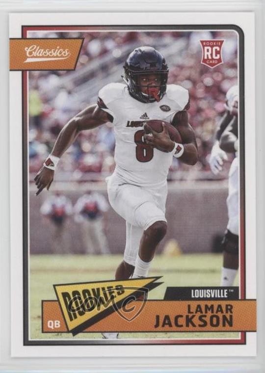 2018 Panini Classics Rookies Lamar Jackson #209 Rookie RC
