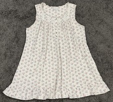 EILEEN WEST Floral Sleeveless Ruffle Nightgown size Womens XL