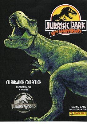 Panini Jurassic Park 30th Anniversary Celebration Collection Trading Cards 1-195