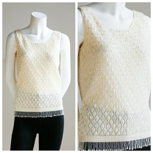 crochet beaded top