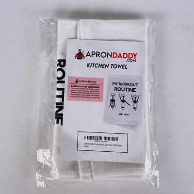 Apron Daddy Kitchen Towel, My Workout Routine, Fun Gift