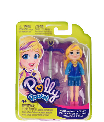 Polly Pocket Pogo a Gogo Polly Figure Ages 4+  NEW Mattel