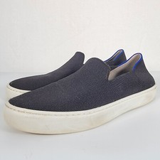 Rothy  s The Original Slip On Sneaker In Black Solid, Size 8