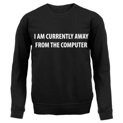 Current Away From The Computer - Kinder Hoodie / Pullover - Lustig Office AFK