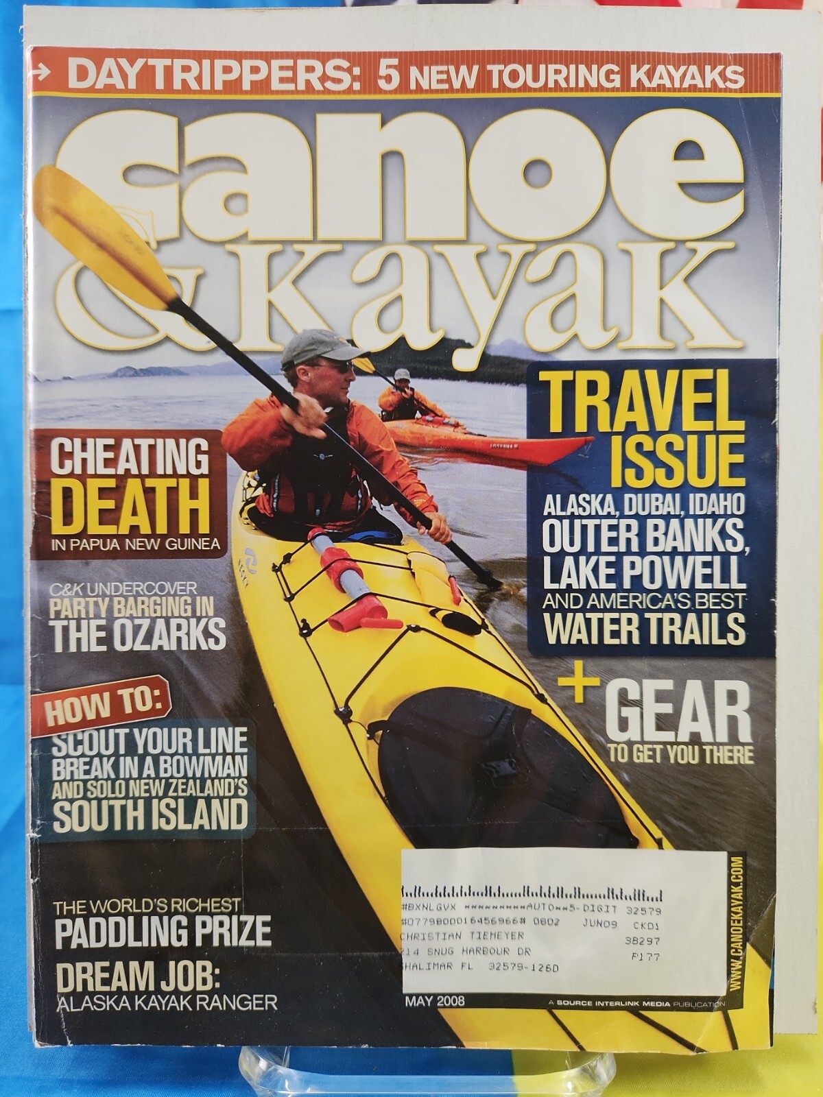Magazine May 2008 Travel Issue Free Shipping!!!