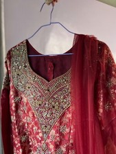 Pakistani Shalwar Kameez Stitched - Size Large - 3 Pc