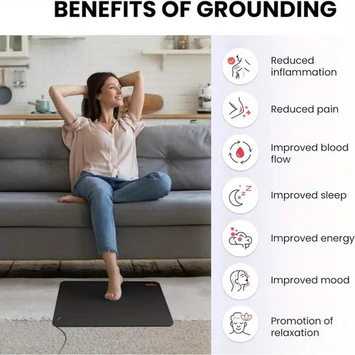 Grounding Earthing Mat EMF Radiation Protection Grounding Mat for Yoga Office AU - Picture 9 of 15