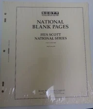 Scott National blank pages stamp collection NEWunopened pack 20 ACC120 Border B