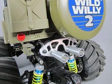 Aluminum Muffler Battery Stopper Holder Tamiya 1/10 Wild Willy WR-02 VW Suzuki