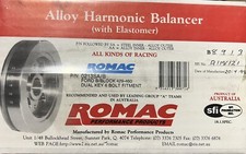 Harmonic Balancer Romac Damper Ford 460 Blower Billet Steel Inner Aluminum O.d. Harmonic Balancer Romac Damper Ford 460 Blower Billet Steel Inner Aluminum O.d.