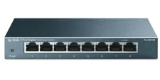 TP-Link Switch 8 Port Gigabit Unmanaged Ethernet Quiet Fanless Traffic Optimize