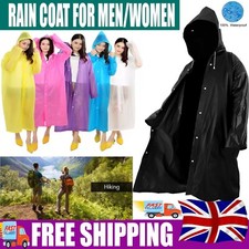 Raincoat Waterproof Poncho Reusable EVA Adult Camping Festival Rain Coat Jackets