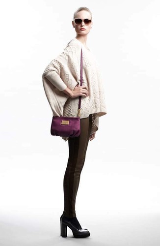 NUEVO MARC BY MARC JACOBS Mirah CUERO Gamuza Esmoquin PANTALONES VAQUEROS MARRONES 29 $798 - Imagen 12 de 12