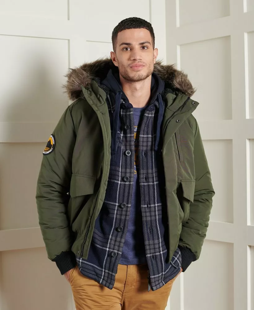 Khaki top coat mens