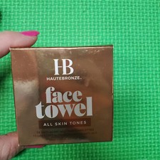 HauteBronze Face Towel Anti Aging Self Tan Towelettes 15 Count