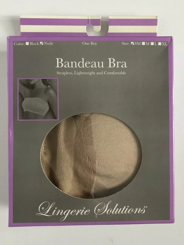 Bandeau Bra Lingerie Solutions Tan Size Small