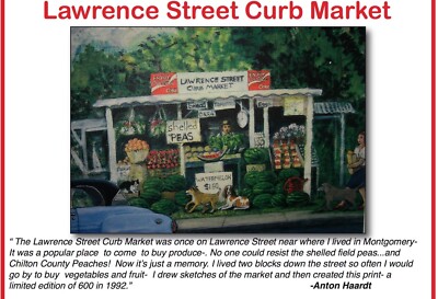 Alabama Lawrence  St Curb Market  Art  print  by Anton Haardt