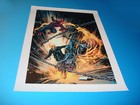 Amazing Spider-Man Ghost Rider Canvas Giclee Art De La Torre Marvel Artworks New — photo 3