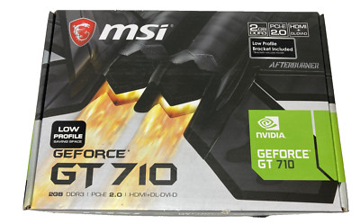 MSI GeForce GT 710 2GB DDR3 Graphics Card GT 710 2GD3 LP NVIDIA New