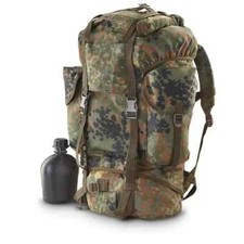 Mochila de combate del ejército alemán paquete táctico de caza militar 65 l Flecktarn alemán