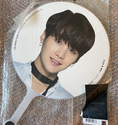 BTS SUGA Official Image Picket Fan Wings Tour Trilogy Ep III