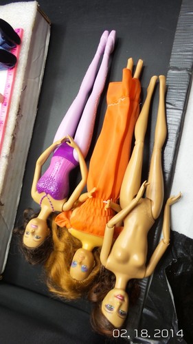 KONVOLUT 7 Mattel BRAUN/BRÜNETTE, ROTE HAARE Barbie & KEN PUPPEN - Bild 9 von 11