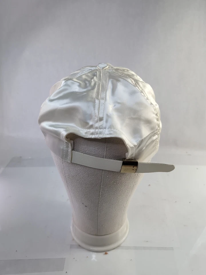 Редкий товар! Винтажная атласная шелковая регулируемая бейсболка Ceasars Palace для взрослых, белая - Изображение 4 из 4