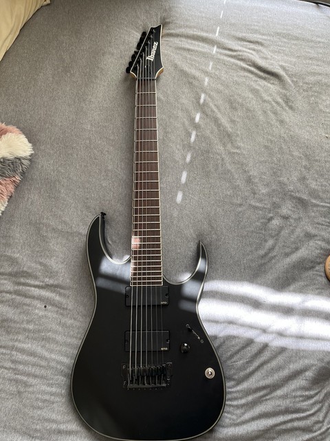 Ibanez RGIR37BFE 7String Electric Guitar Black Flat UN7972 Ibanez RGIR37BFE 7String Electric Guitar Black Flat UN7972