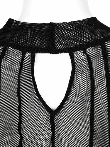 Damen Sexy Mesh Long Kleid Transparent Bikini Cover Up Reizwäsche Nachtwäsche - Picture 13 of 37