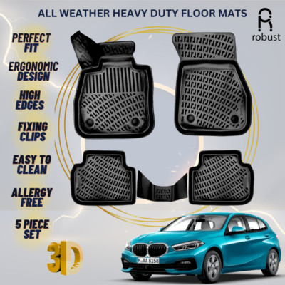 Floor Mats Liners For BMW 1 F40 2019-2024 All Weather Heavy Duty 3D Car Rugs New
