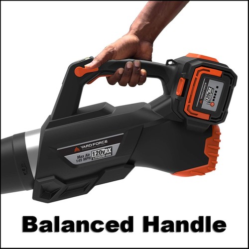 Yard Force Lithium-Ion Blower with Push-Button Speed Control - Complete with - Picture 4 of 9