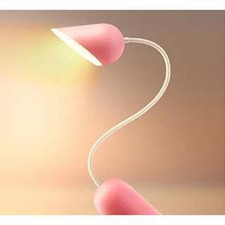 NEW Mini Portable Rechargeable Flexible Healthy Eyesafe LED Reading Lamp, Pink