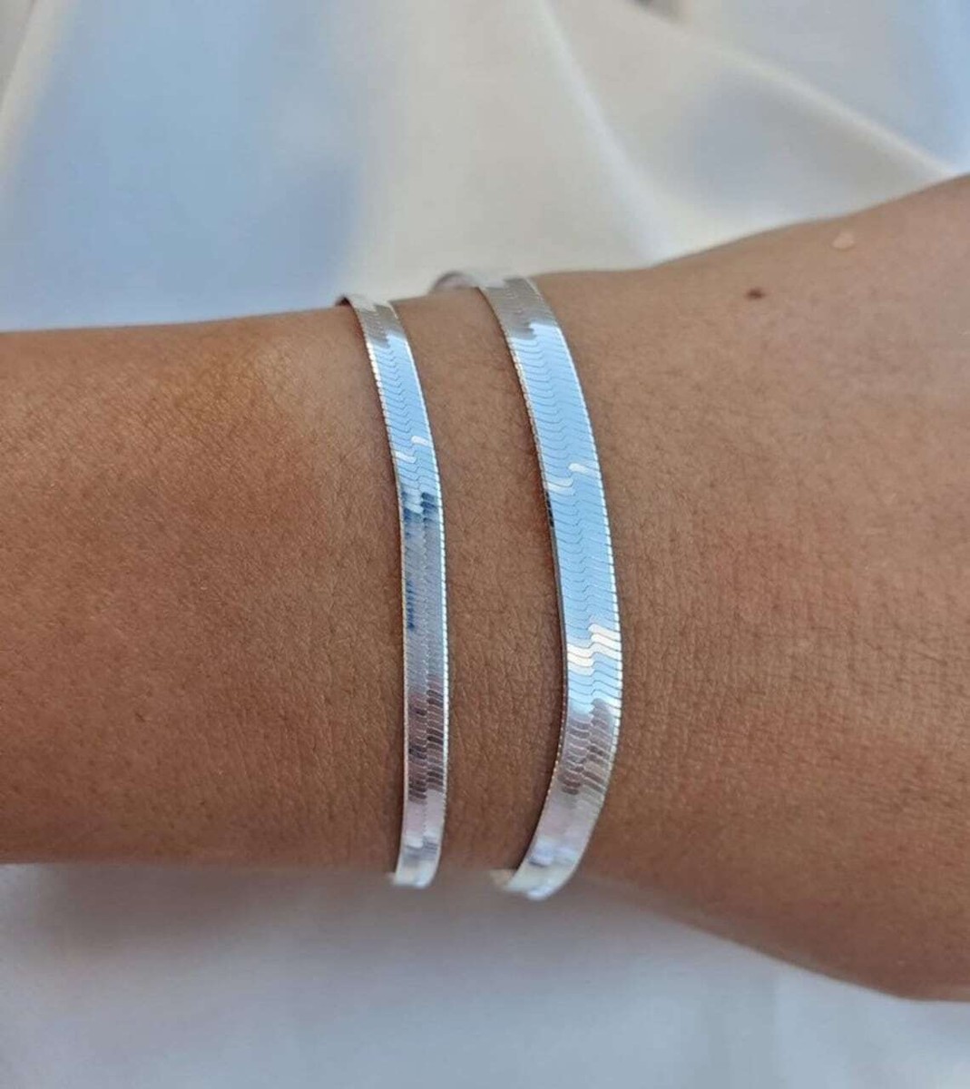 アクセサリー SILVER925 PLAIN HERRINGBONE BRACELET アクセサリー SILVER925 PLAIN HERRINGBONE BRACELET